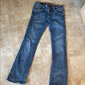 Authentic rock revival “Stephanie” boot cut jeans